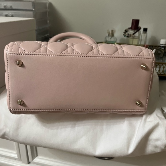 100% AUTH Brand New Lady Dior Lamb skin - Picture 5 of 11